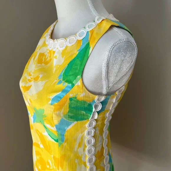 Lilly Pulitzer “Mila” Shift Dress in Sunglow size 4 - Picture 9 of 10